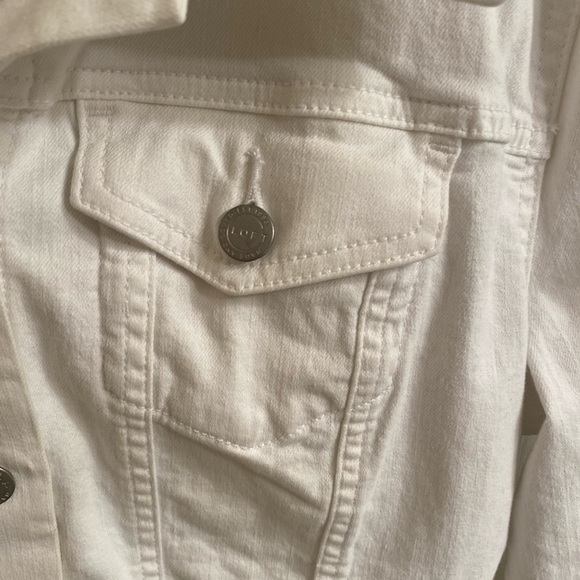 LOFT White Jean Jacket - Picture 4 of 6